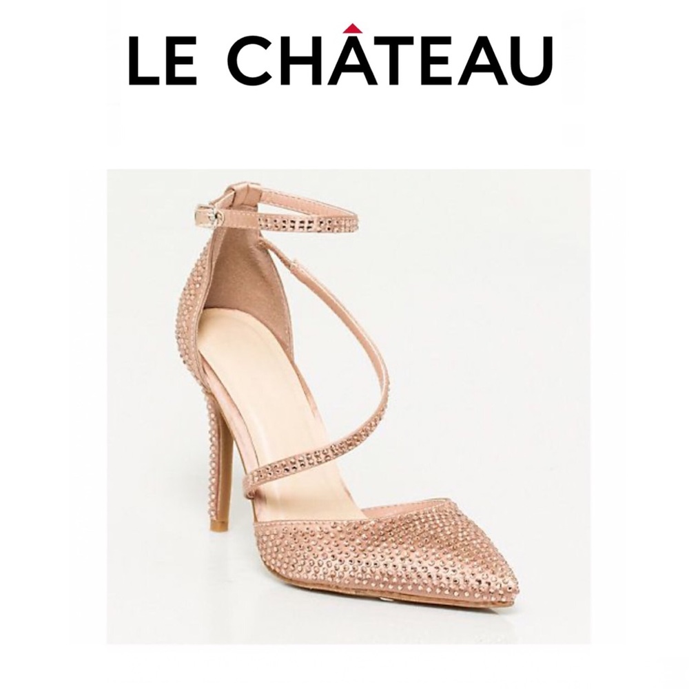 NEW! Le Chateau rhinestone heels ✨